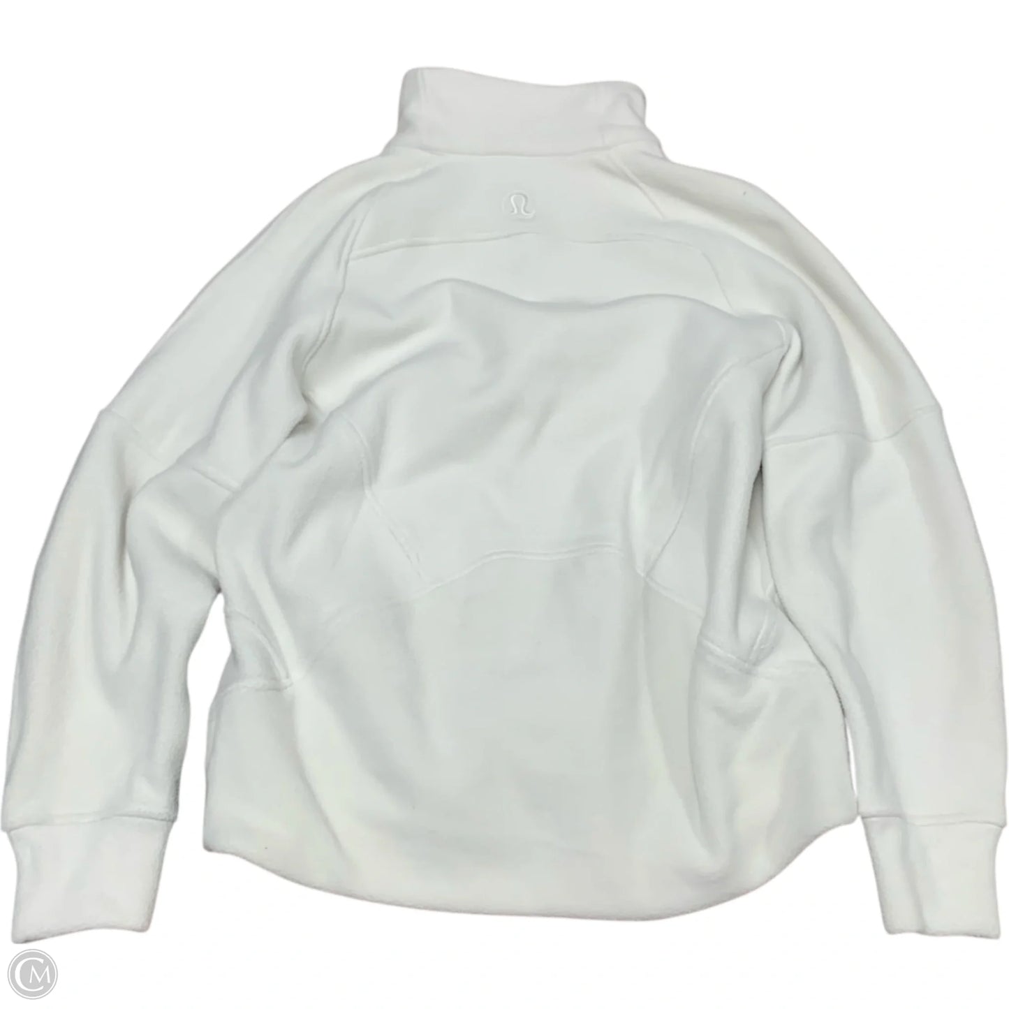 Sweatshirt Collar By Lululemon In Gold & White, Size: Xs
