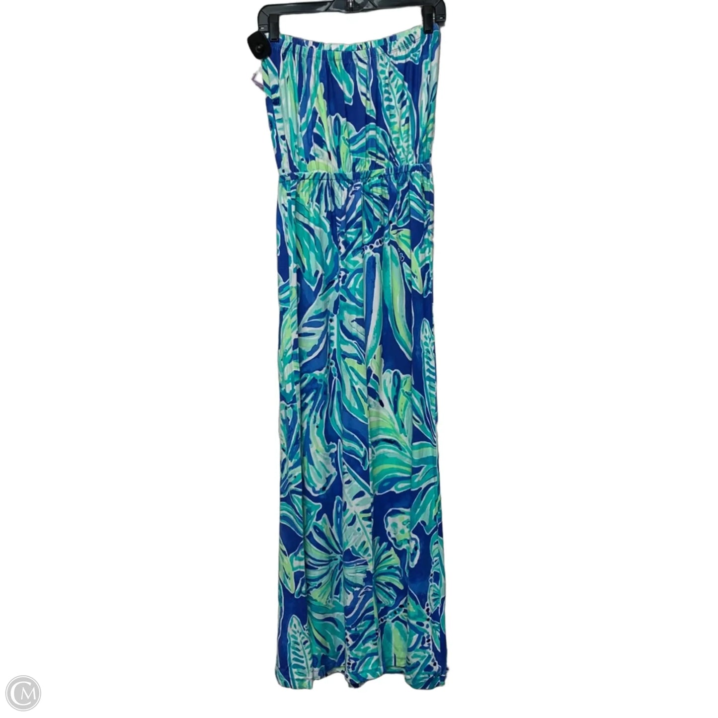 Dress Designer By Lilly Pulitzer In Blue & Green, Size: M