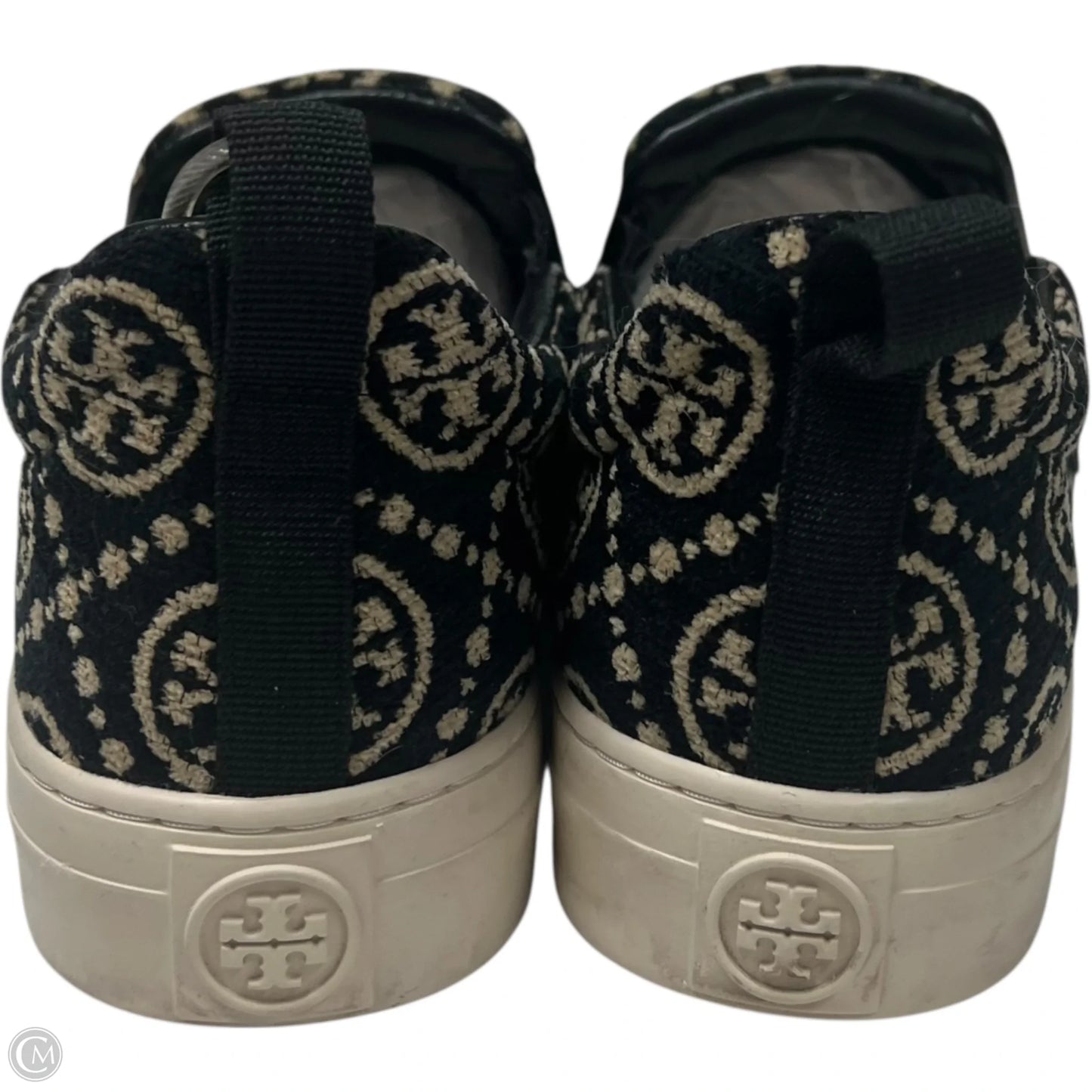 Shoes Designer By Tory Burch In Black & Cream, Size: 9