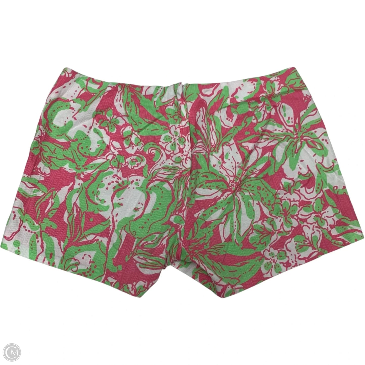 Shorts Designer By Lilly Pulitzer In Green & Pink, Size: Xxs
