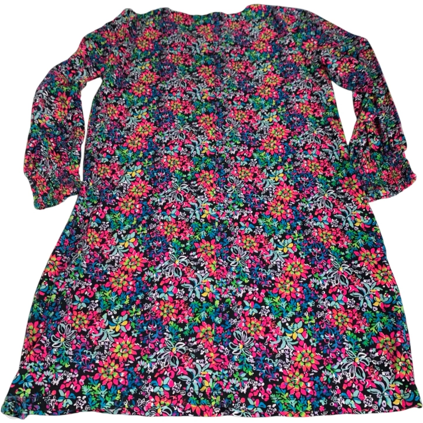 Dress Designer By Lilly Pulitzer In Floral Print, Size: Xl