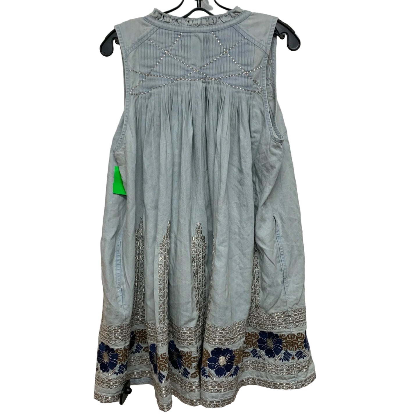 Tunic Sleeveless By Free People In Blue, Size: S