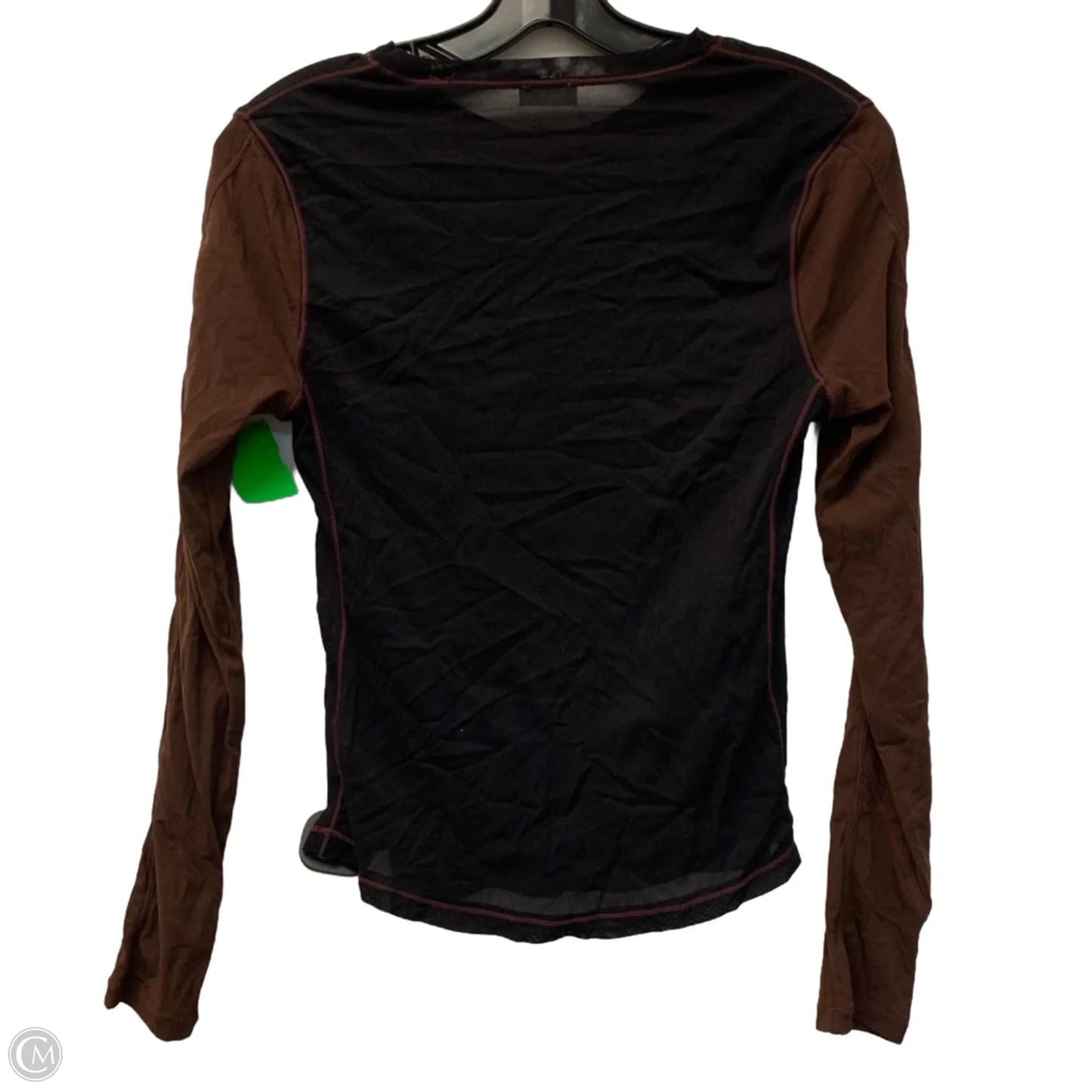 Top Long Sleeve By Free People In Black, Size: M