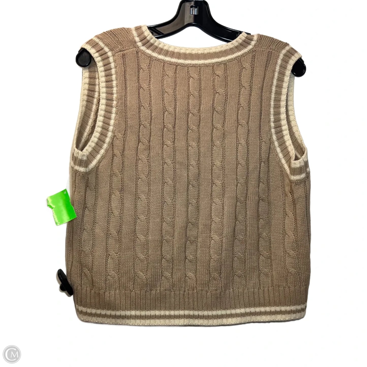 Vest Sweater By Shein In Cream, Size: L