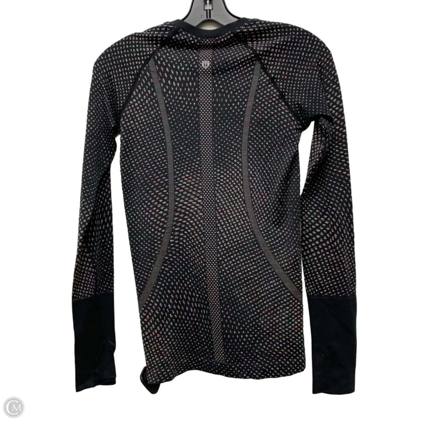 Athletic Top Long Sleeve Crewneck By Lululemon In Black, Size: Xs