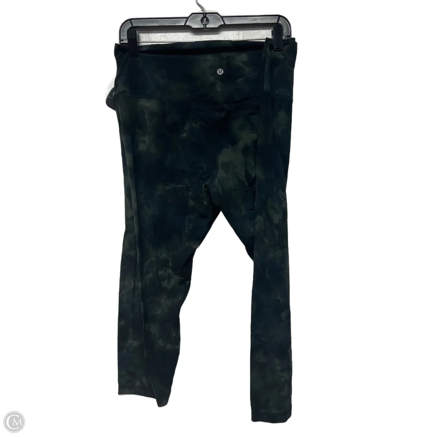 Athletic Leggings By Lululemon In Green, Size: Xxl