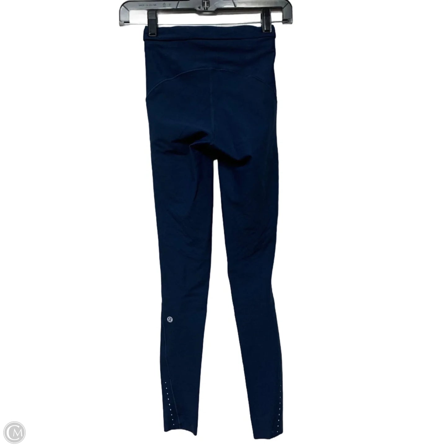 Athletic Leggings By Lululemon In Blue, Size: Xs