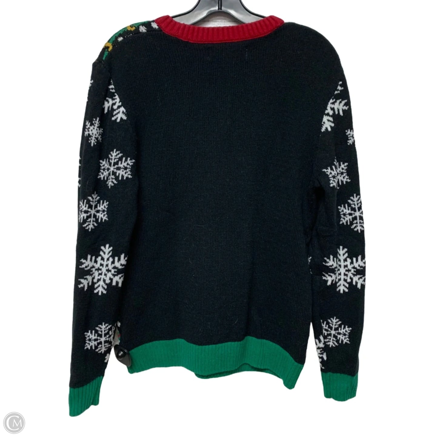 Sweater By Ugly Holiday Sweater In Black, Size: M