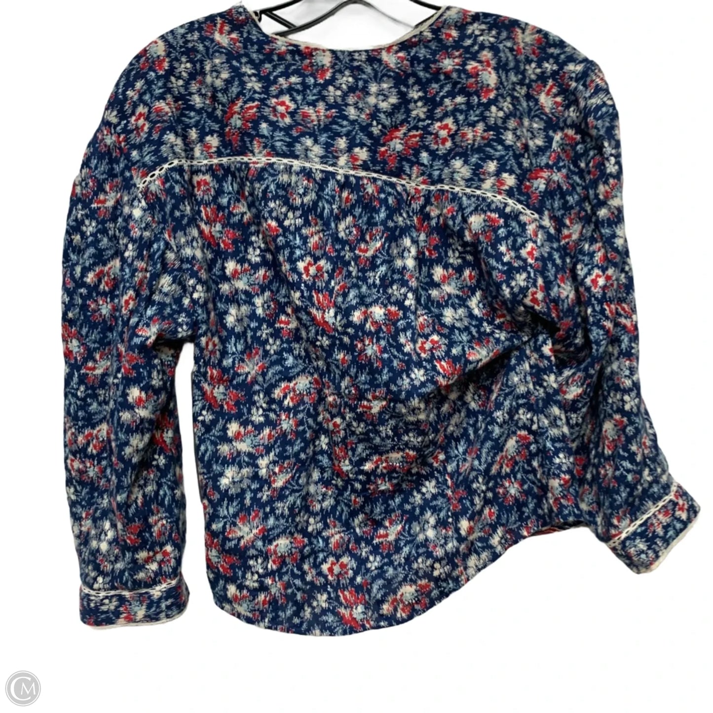 Top Long Sleeve Designer By Isabel Marant In Blue, Size: Xs