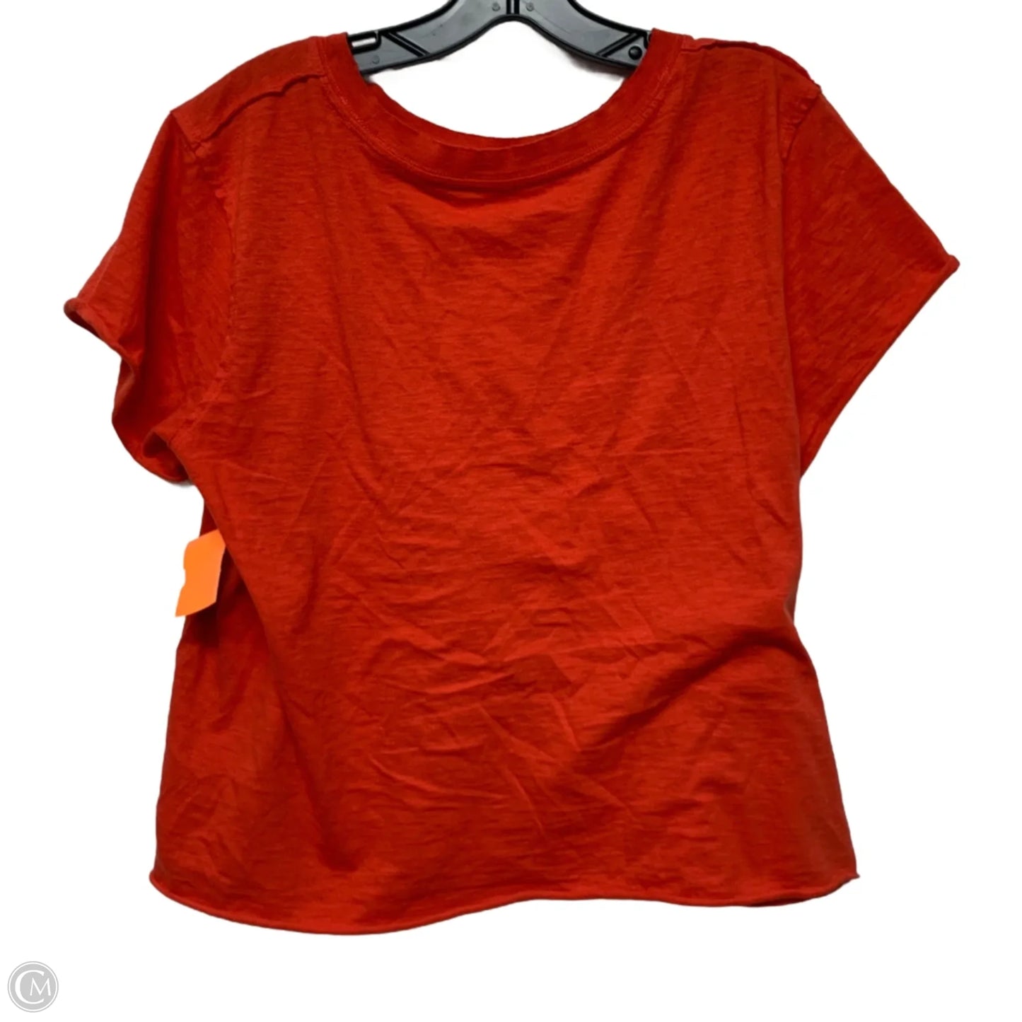 Top Short Sleeve By Maeve In Orange, Size: M