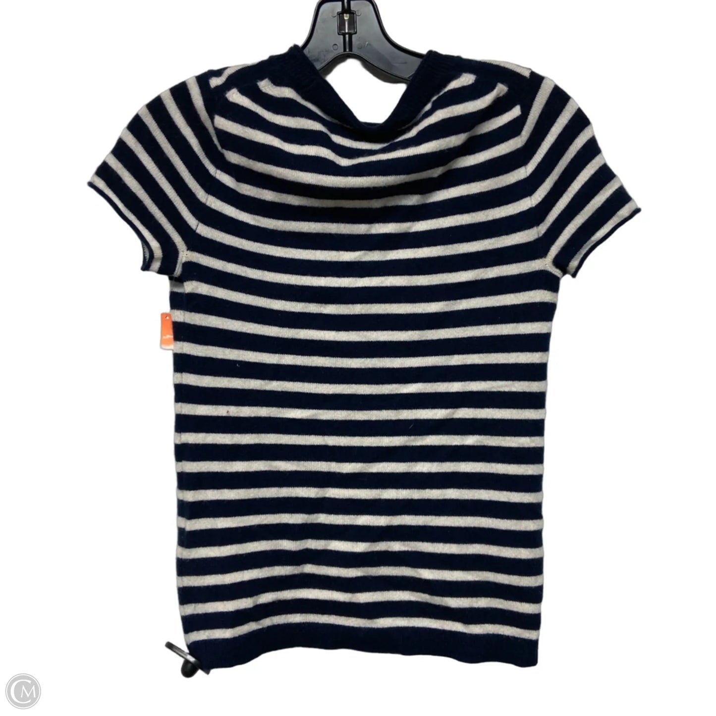 Sweater Short Sleeve By J. Crew In Striped Pattern, Size: Xxs