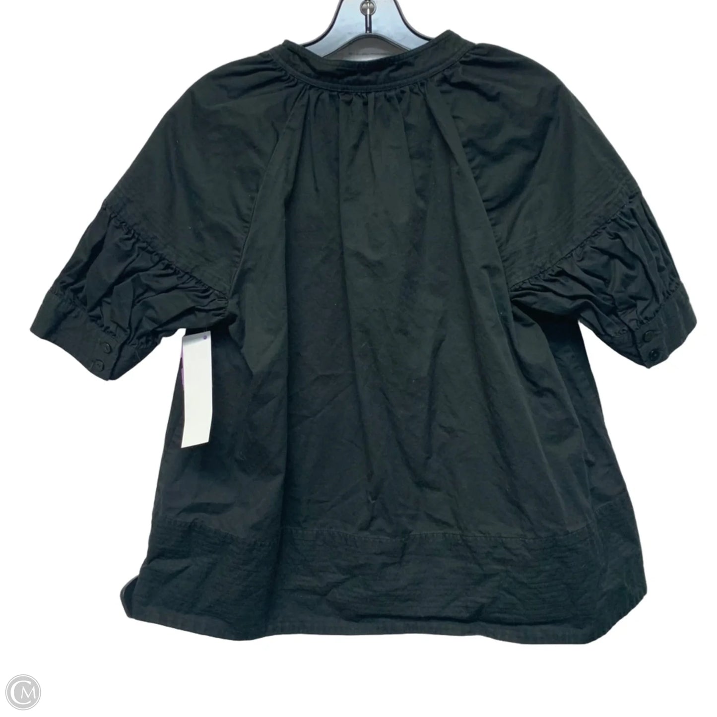 Top Short Sleeve Designer By Tuckernuck In Black, Size: L