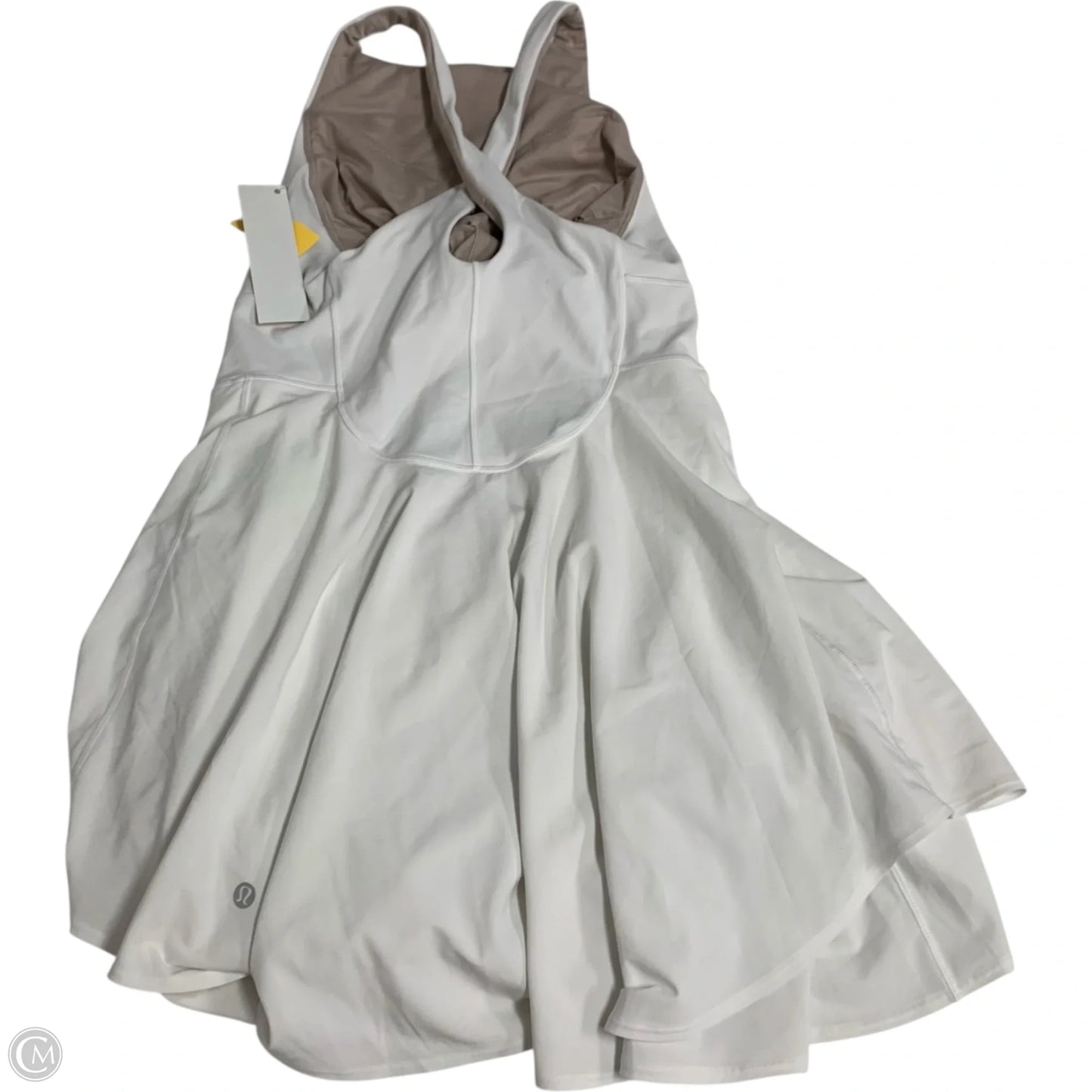 Athletic Dress By Lululemon In White, Size: S
