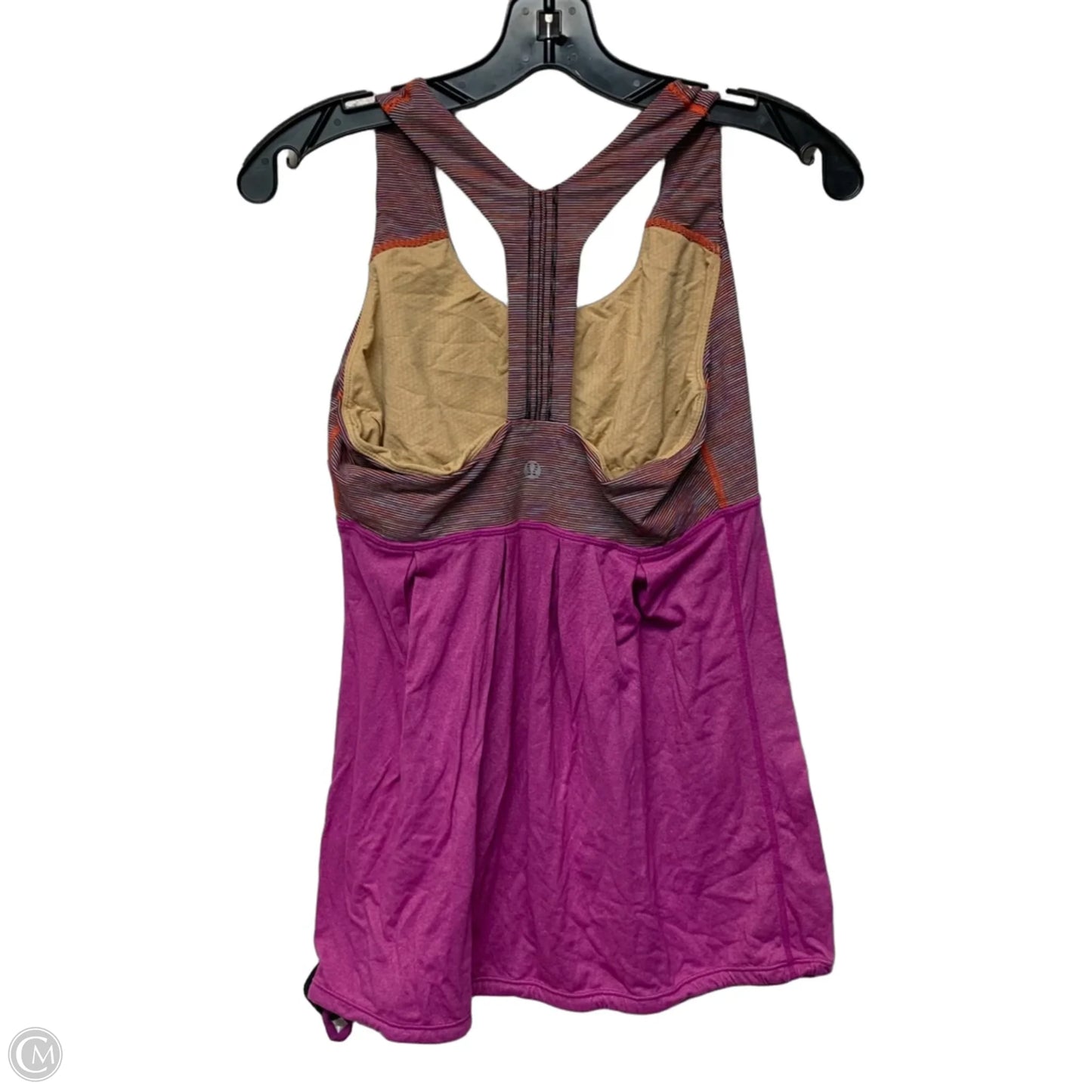 Athletic Tank Top By Lululemon In Pink & Purple, Size: M