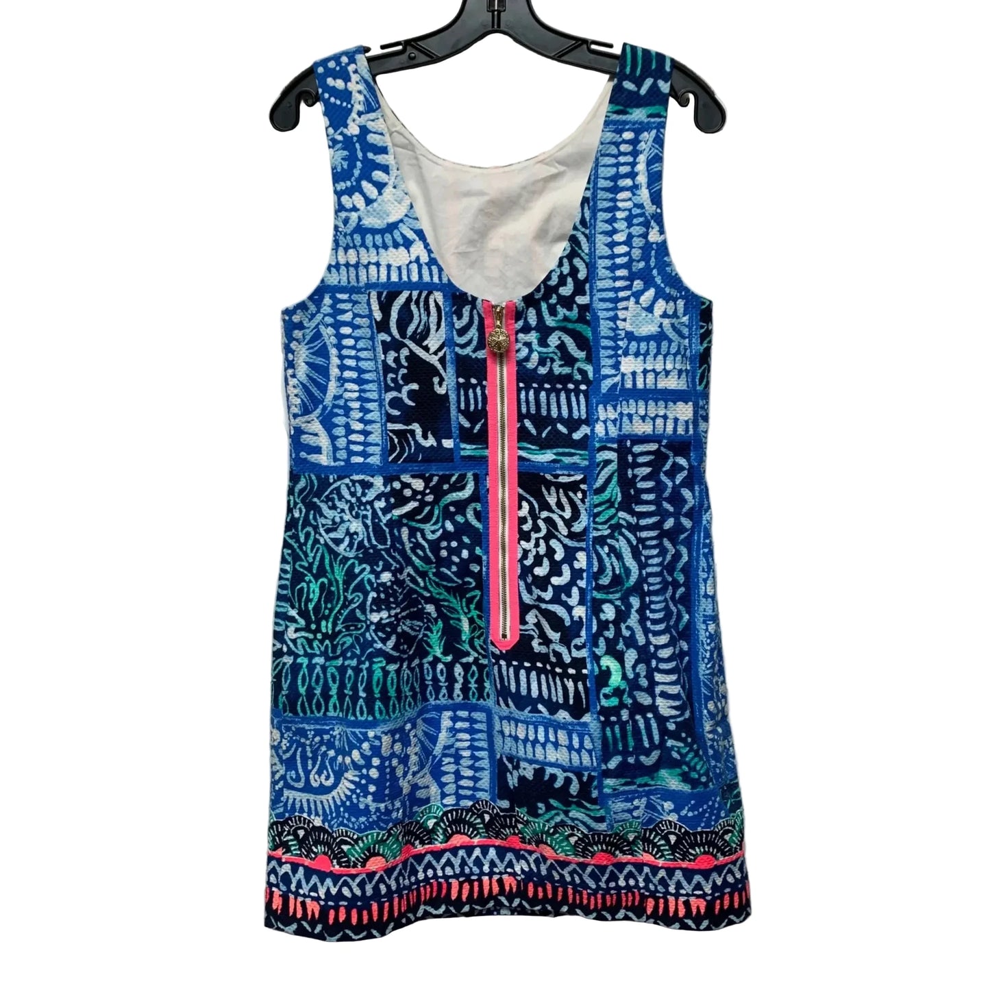 Dress Designer By Lilly Pulitzer In Blue & White, Size: M