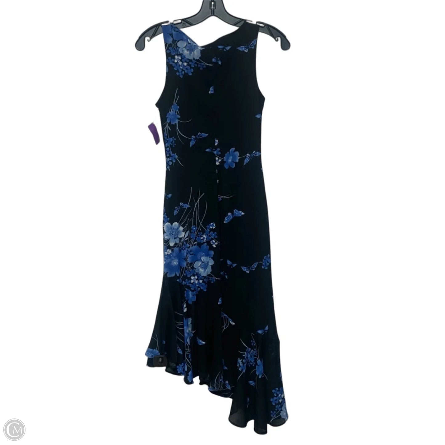 Dress Casual Midi By Mandee In Black & Blue, Size: S