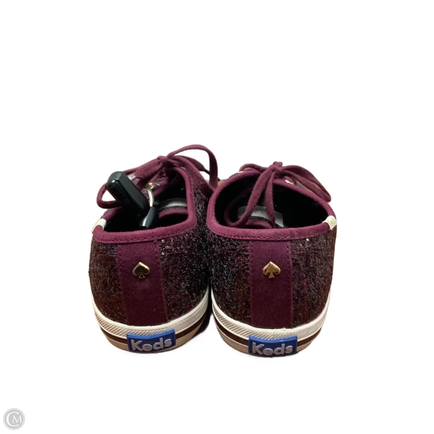 Shoes Designer By Kate Spade In Maroon, Size: 8.5