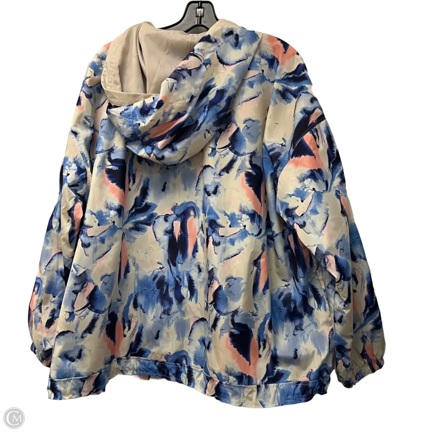 Athletic Jacket By Livi Active In Floral Print, Size: 2x