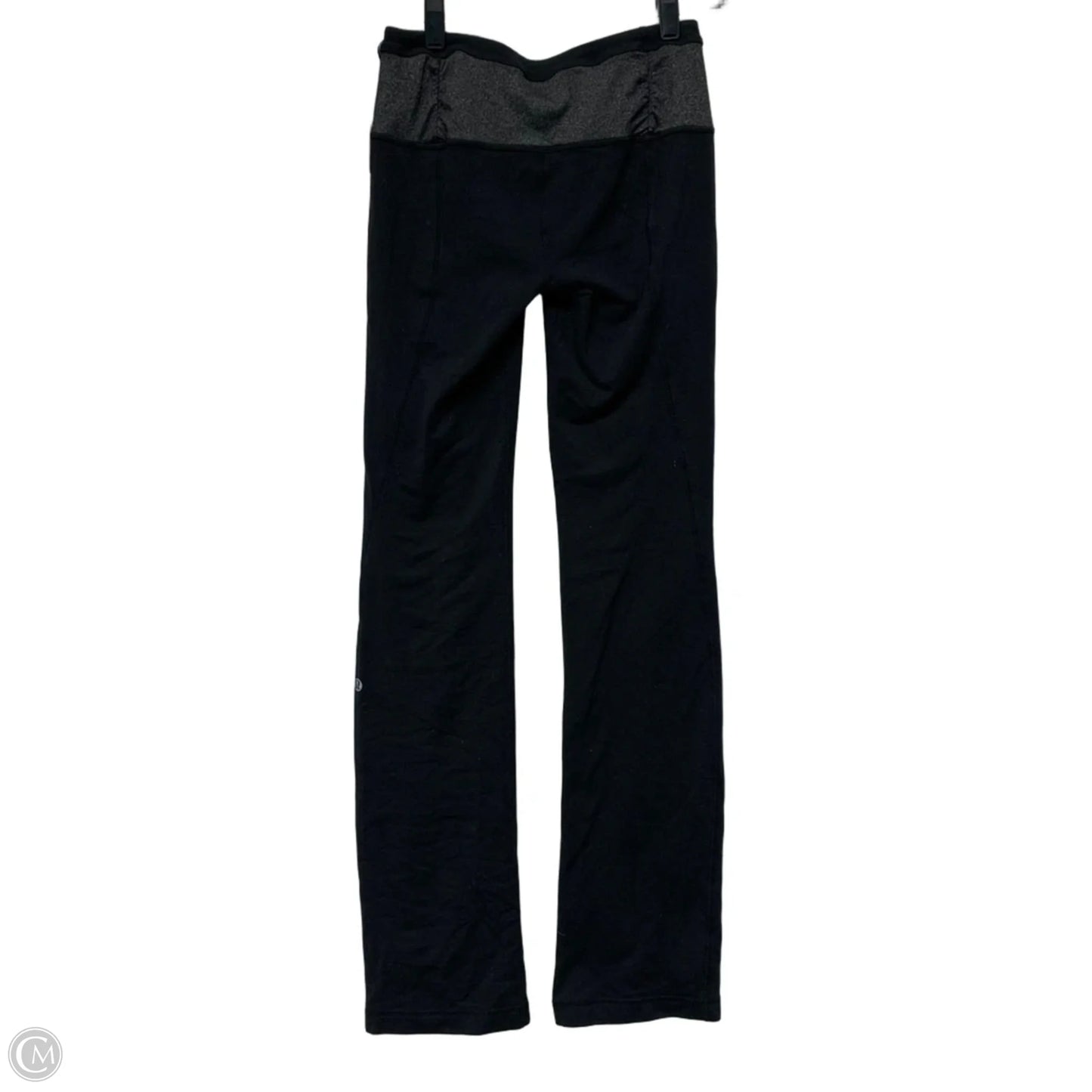 Athletic Leggings By Lululemon In Black & Grey, Size: S