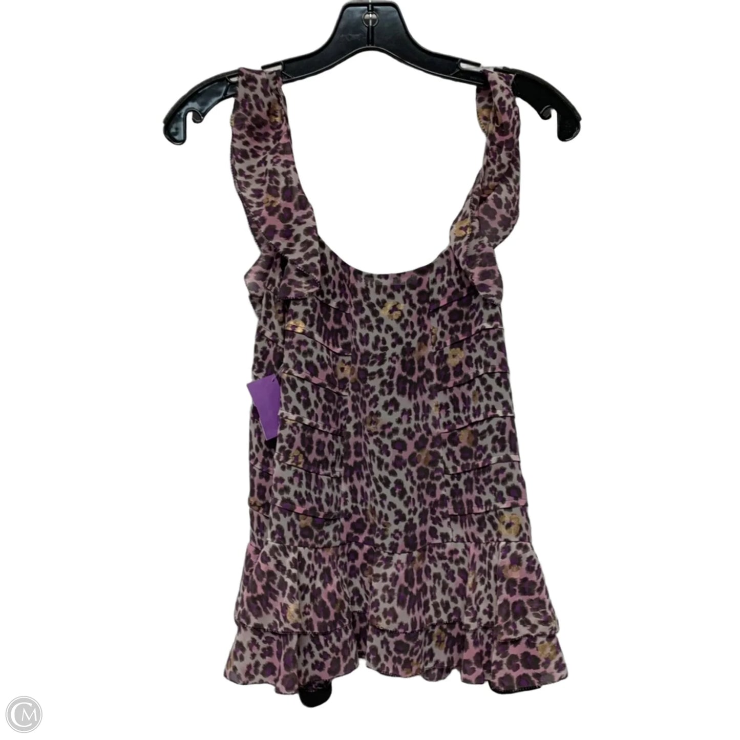 Top Sleeveless By Juicy Couture In Animal Print, Size: S