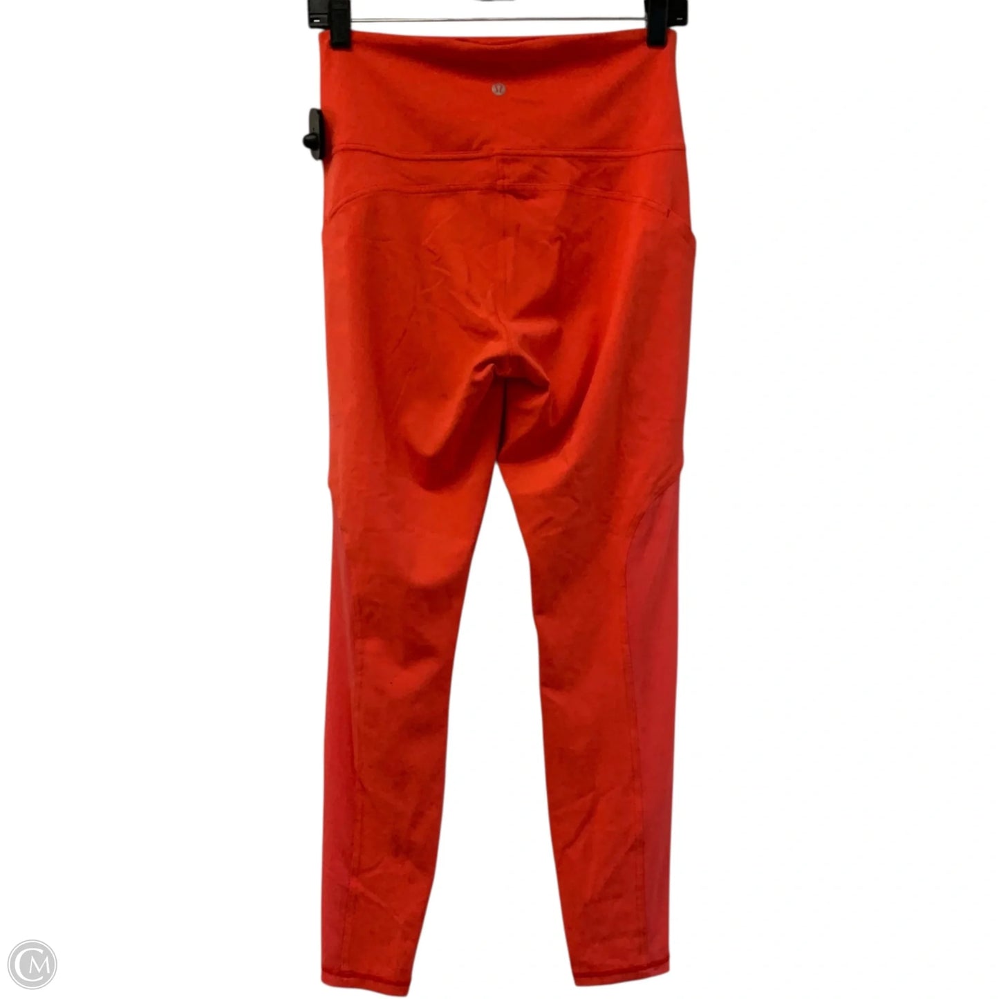 Athletic Leggings By Lululemon In Orange, Size: M