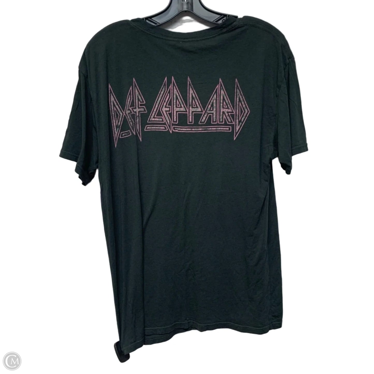 Top Short Sleeve By LetLuv In Grey, Size: S