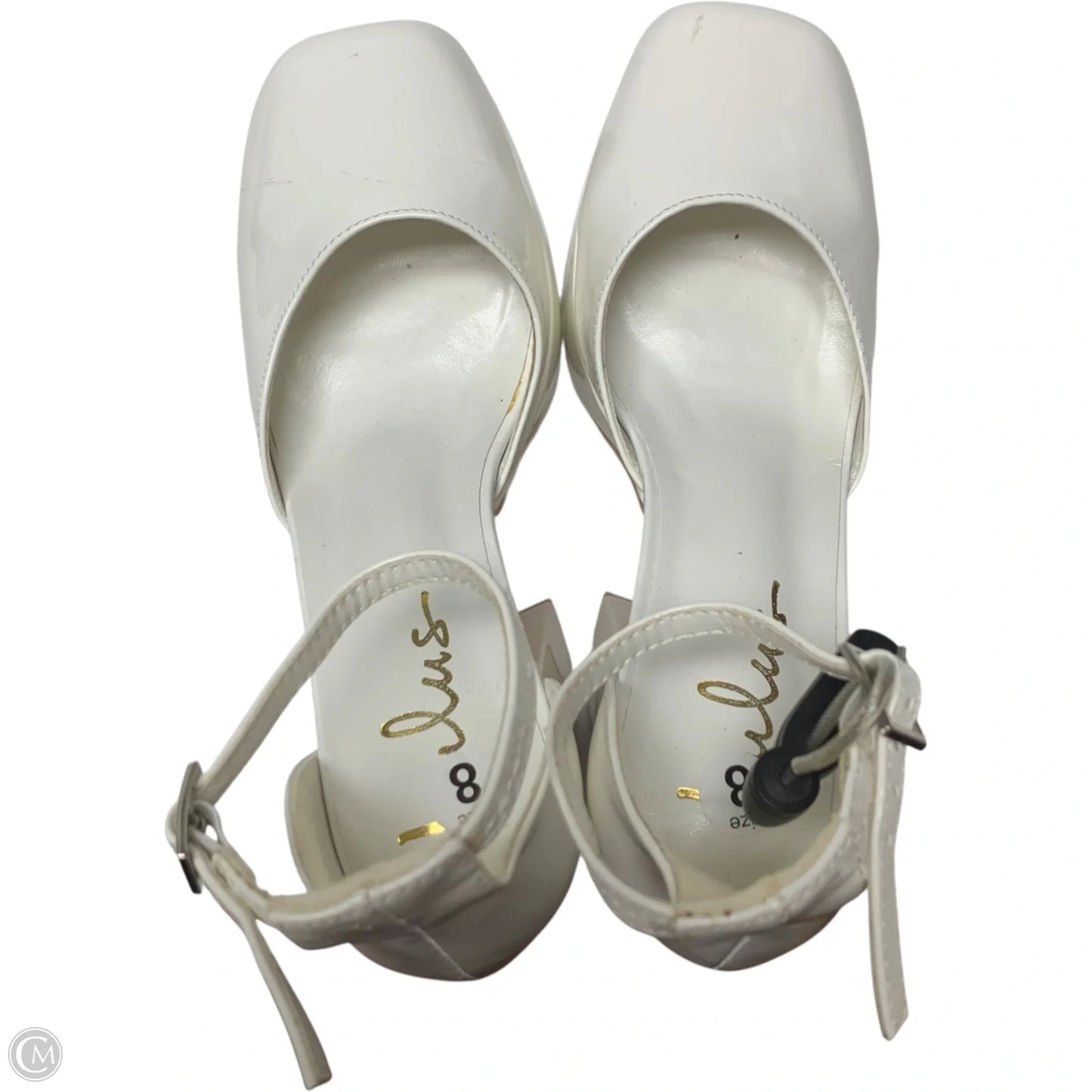Shoes Heels Platform By Lulus In White, Size: 8
