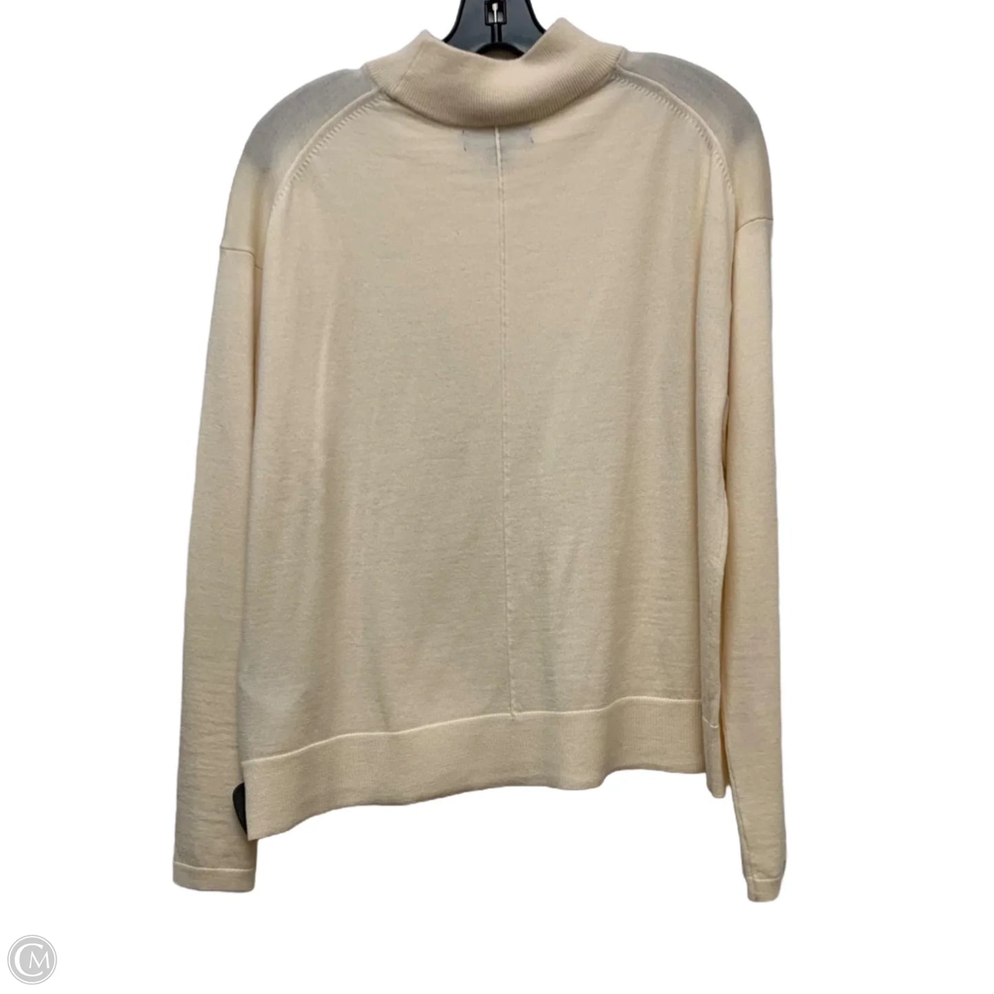 Sweater By Banana Republic In Cream, Size: L