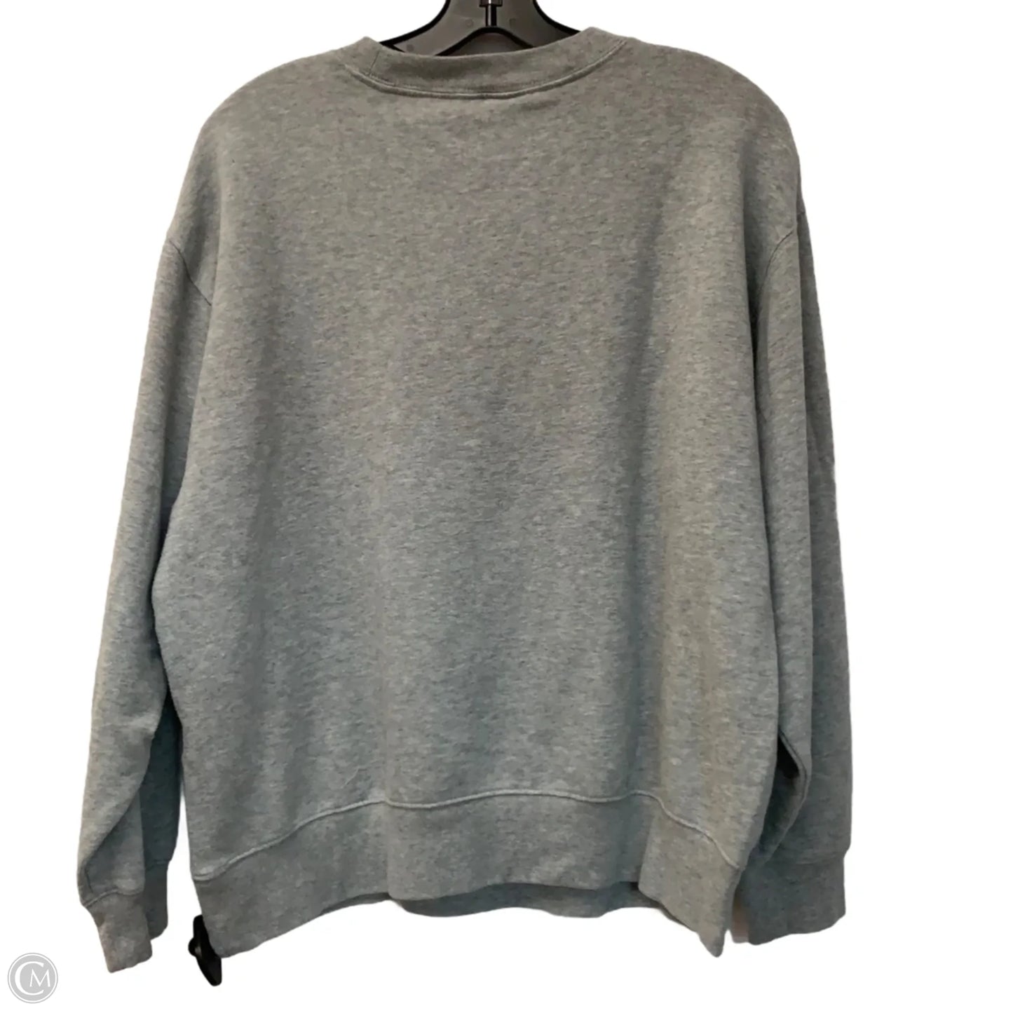 Sweatshirt Crewneck By Gap In Grey, Size: M