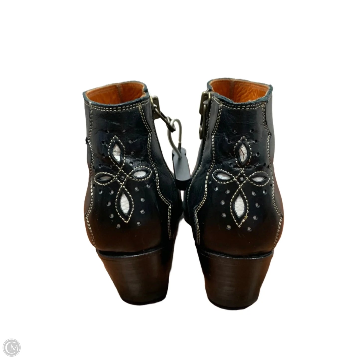 Boots Ankle Heels By Penelope Chilvers In Black, Size: 6.5