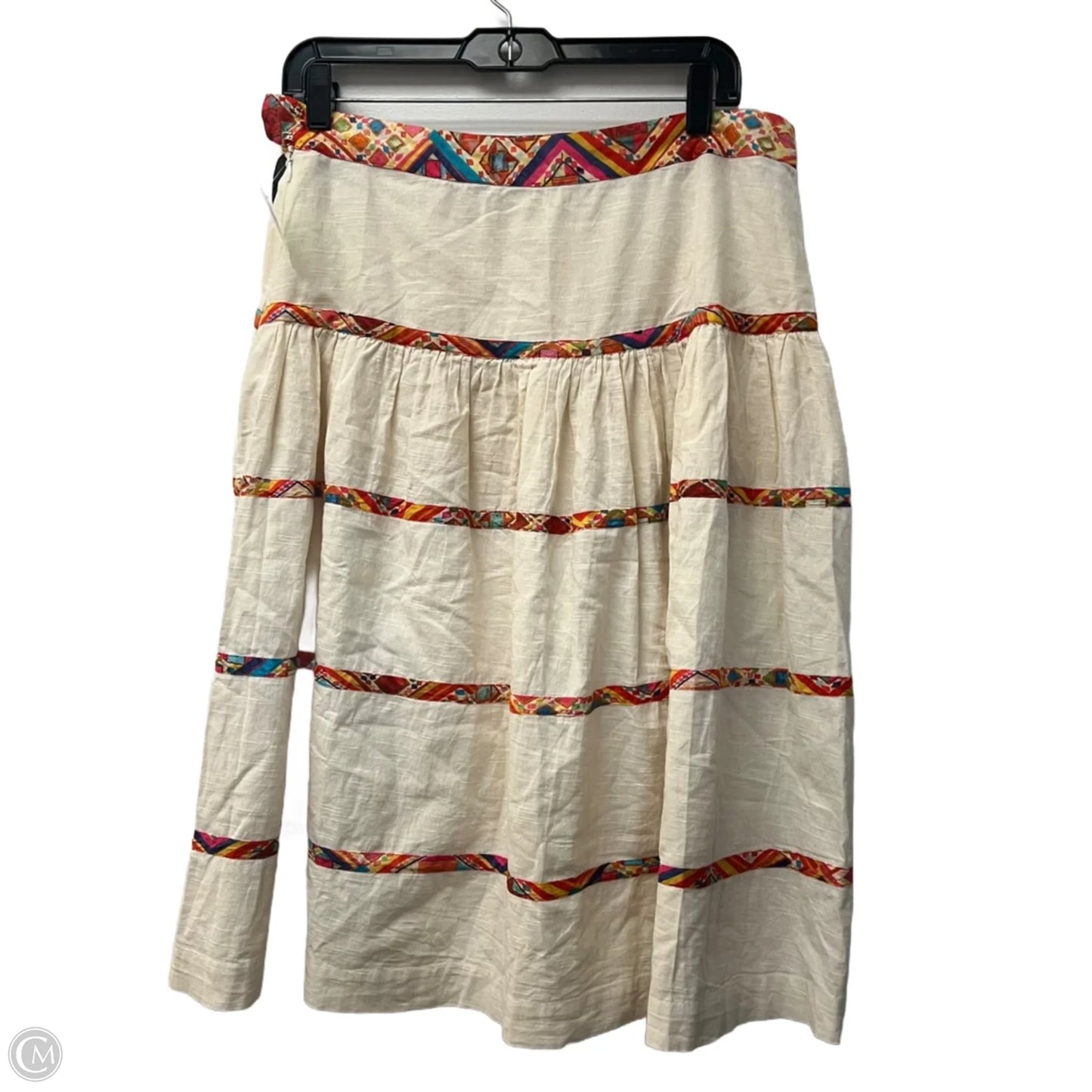 Skirt Midi By Matta In Cream, Size: M