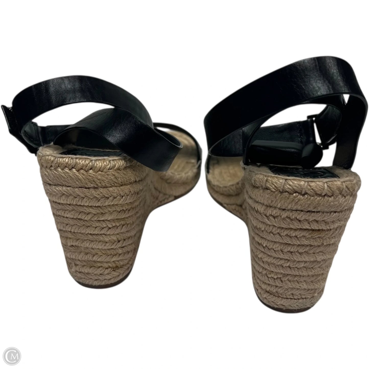 Sandals Designer By Tory Burch In Black & Cream, Size: 10