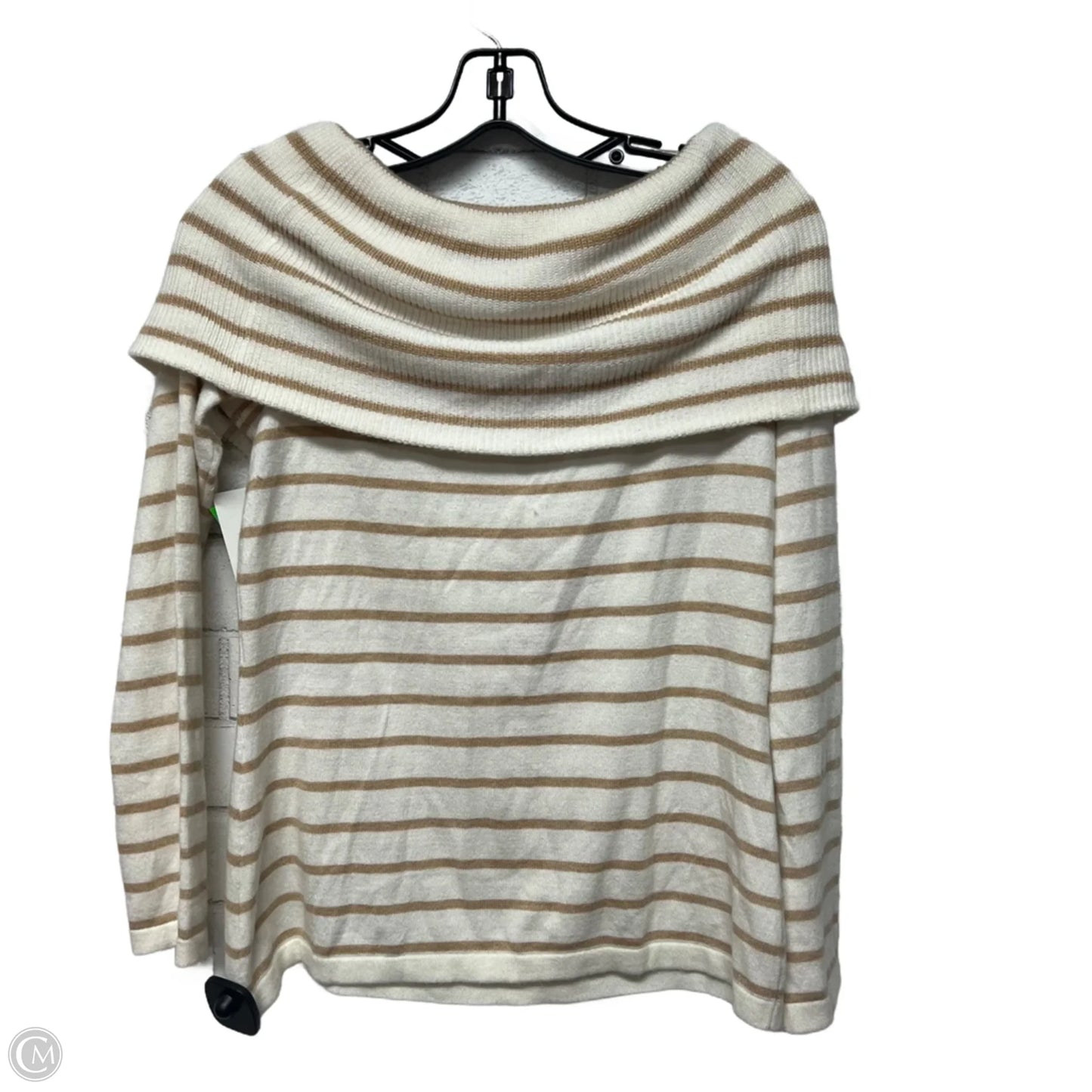 Sweater Designer By Lilly Pulitzer In Brown & Cream, Size: L