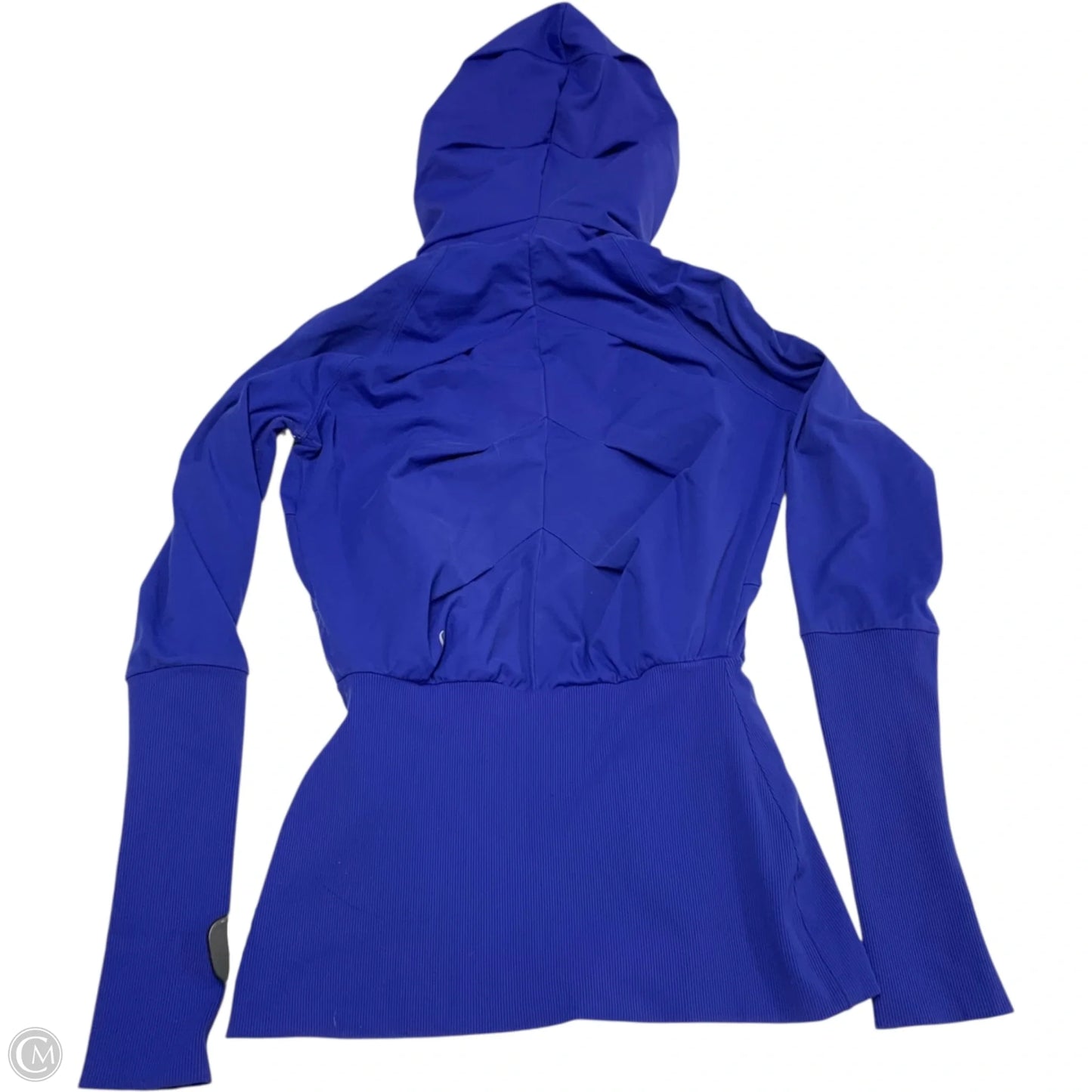 Athletic Jacket By Lululemon In Blue, Size: Xs