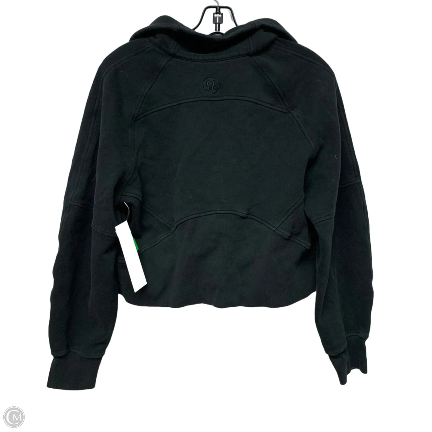 Athletic Sweatshirt Collar By Lululemon In Black, Size: Xs
