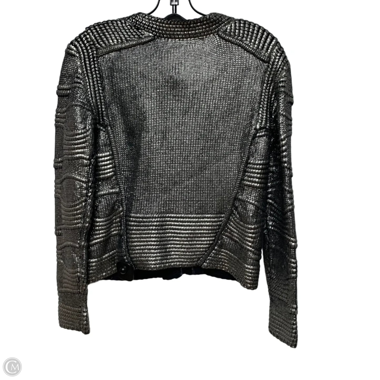 Sweater By maje In Blue & Silver, Size: S