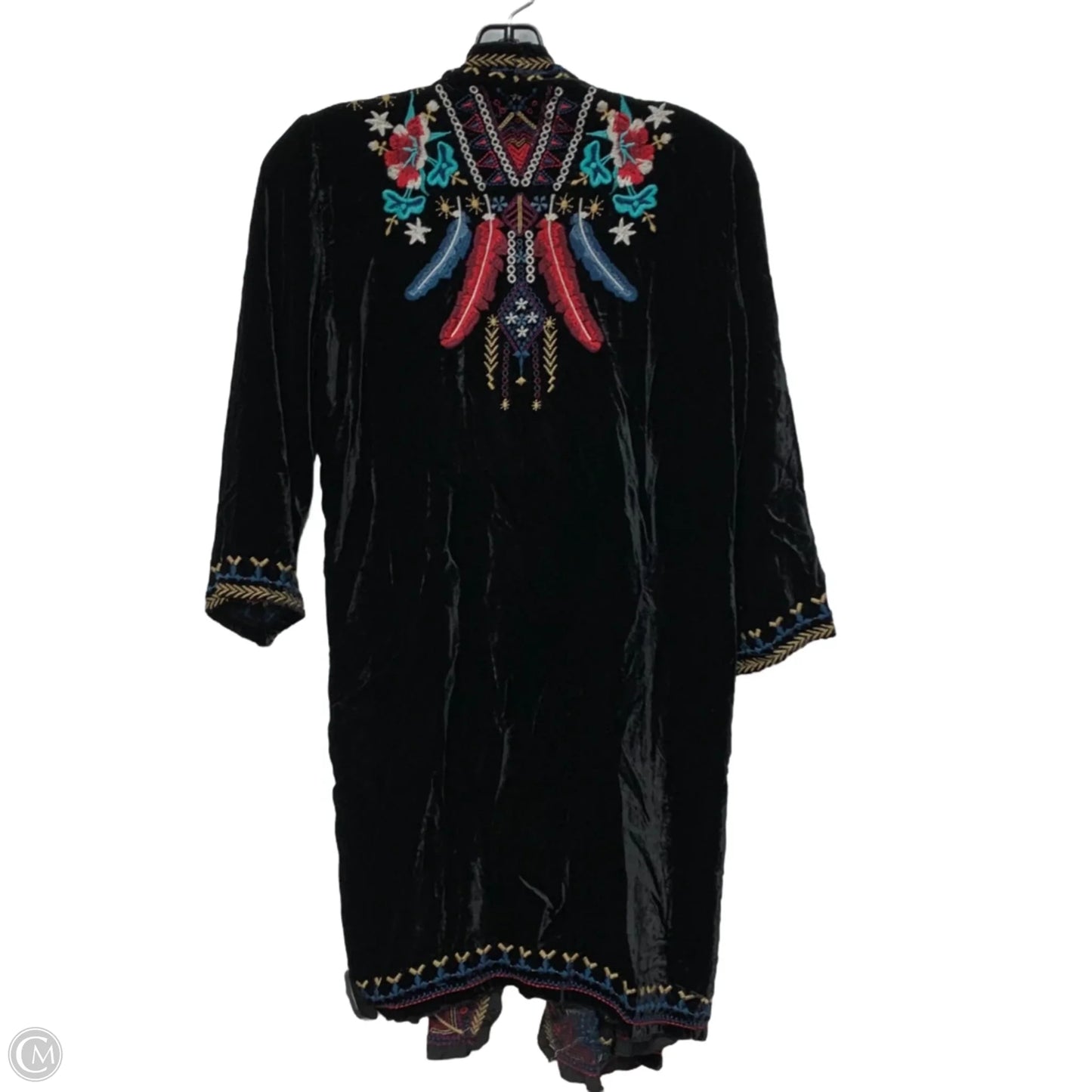 Cardigan Designer By Johnny Was In Black, Size: S