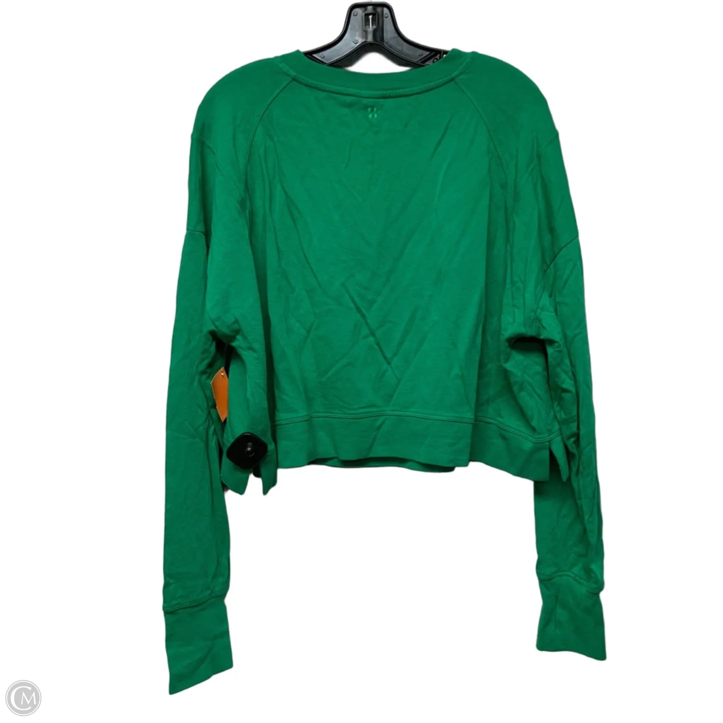 Athletic Top Long Sleeve Crewneck By Sweaty Betty In Green, Size: Xl