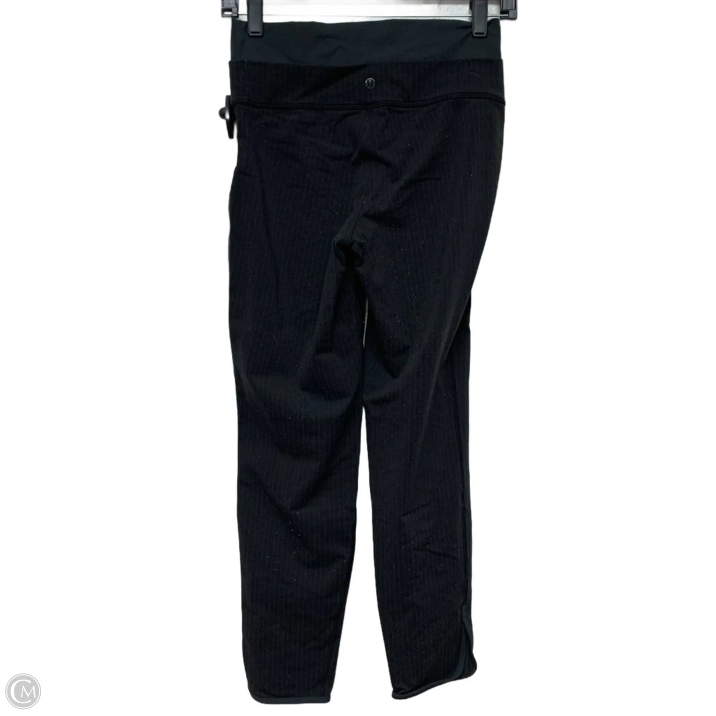 Athletic Leggings By Lululemon In Black & Grey, Size: S