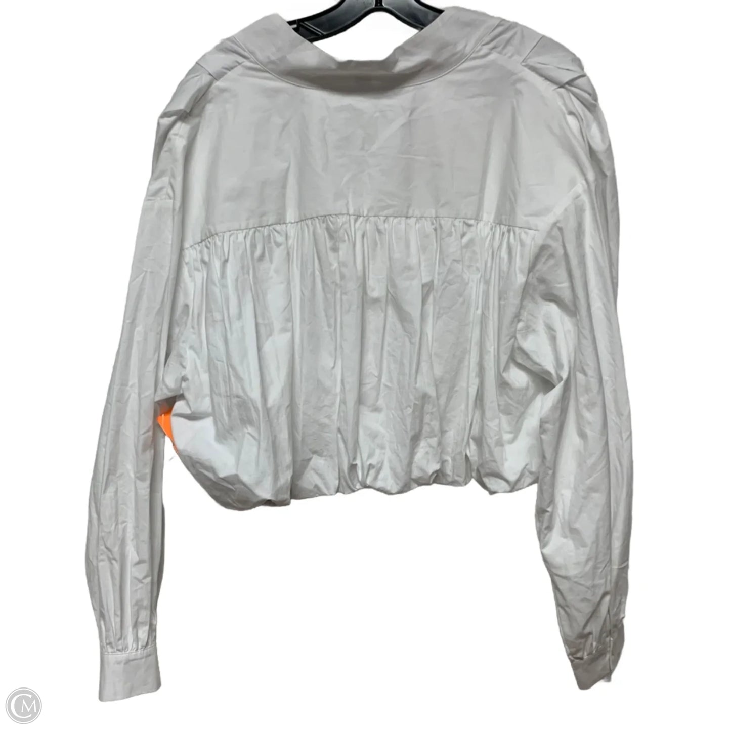 Top Long Sleeve By Maeve In White, Size: M