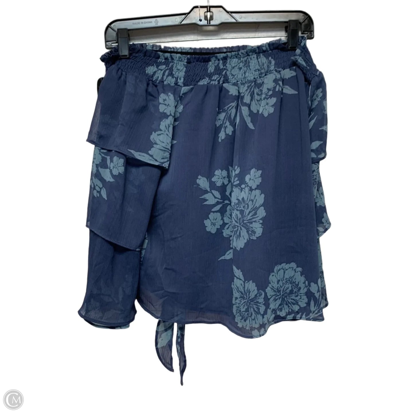 Blouse Short Sleeve By Inc In Blue, Size: Xs