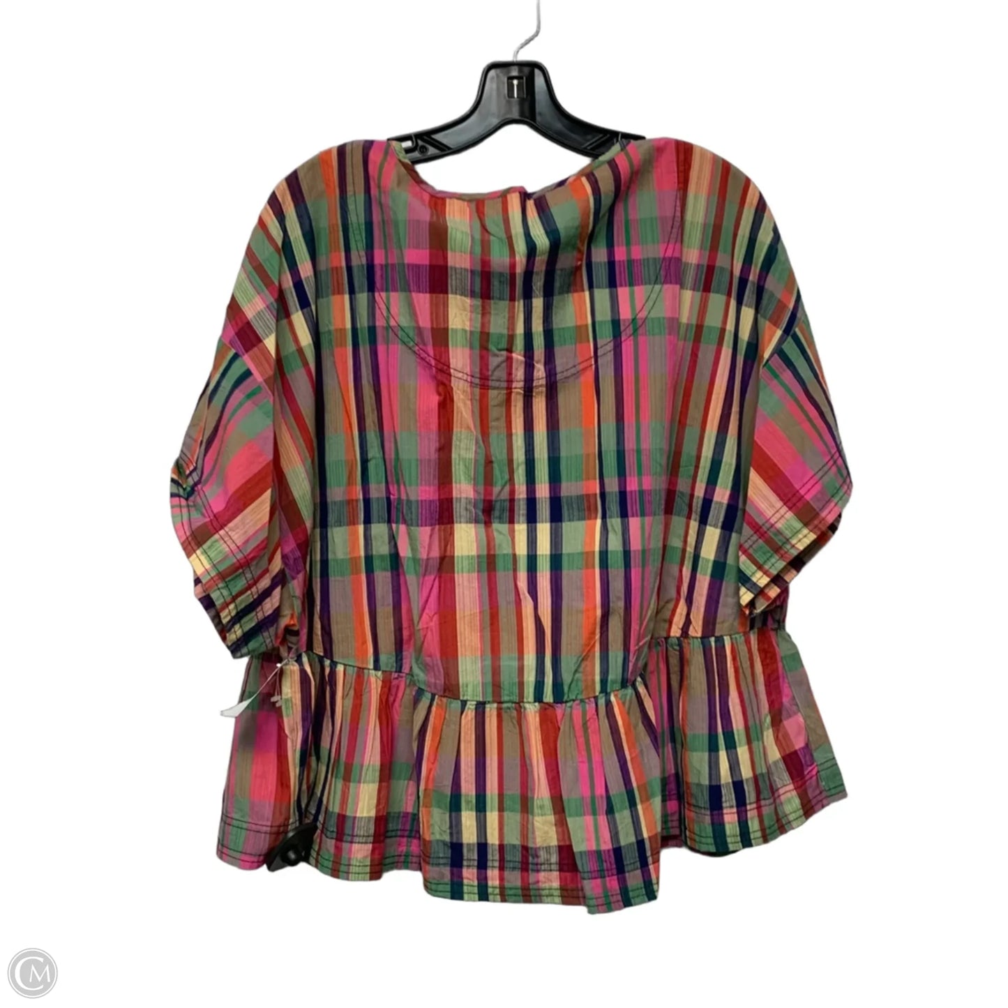 Top Short Sleeve By Pilcro In Pink, Size: 2x