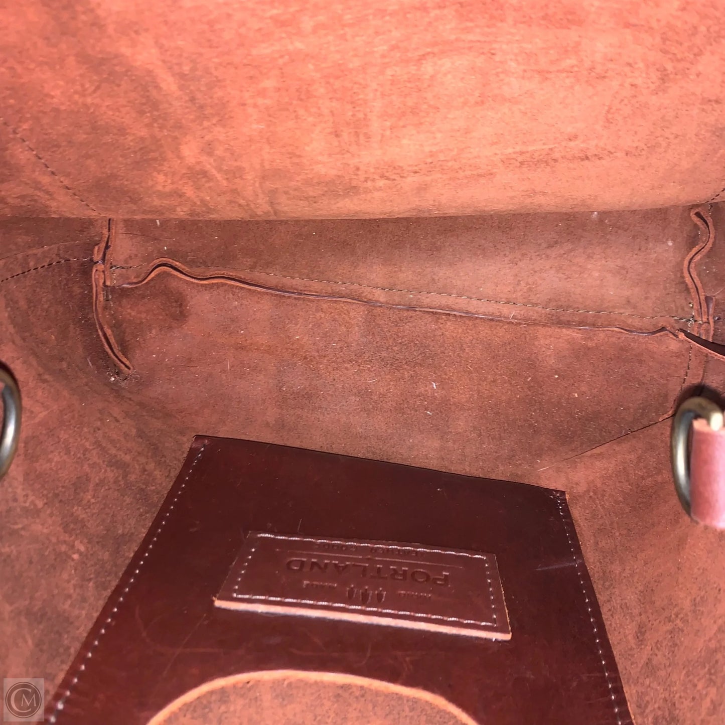 Handbag Leather By Portland Leather, Size: Medium
