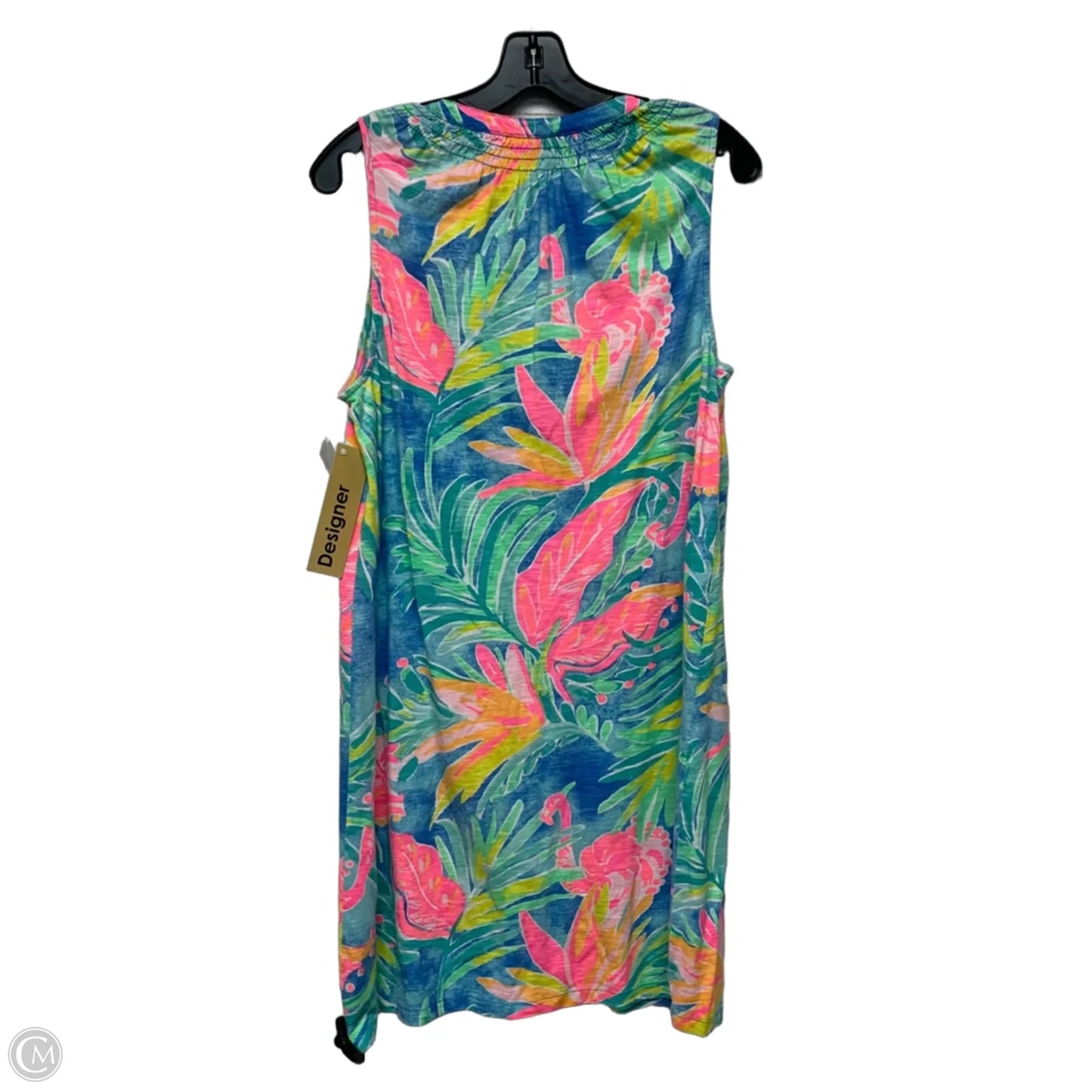 Dress Designer By Lilly Pulitzer In Blue & Green, Size: L