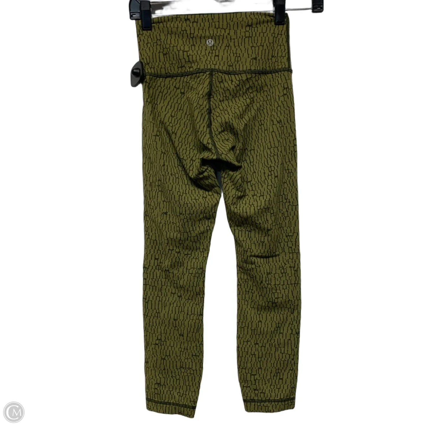 Athletic Leggings By Lululemon In Green, Size: S