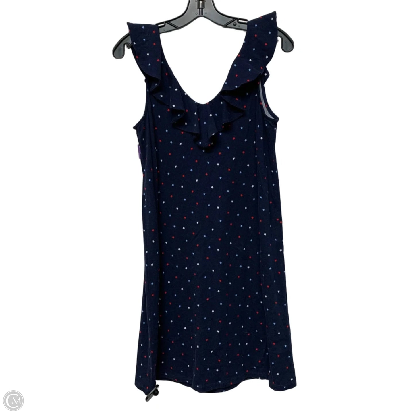Dress Casual Short By Crown And Ivy In Blue & Red & White, Size: S