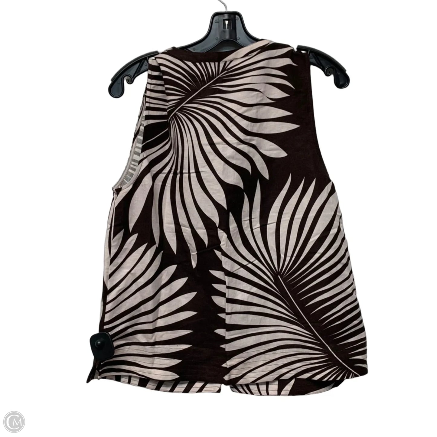 Top Sleeveless By Sanctuary In Brown & White, Size: S
