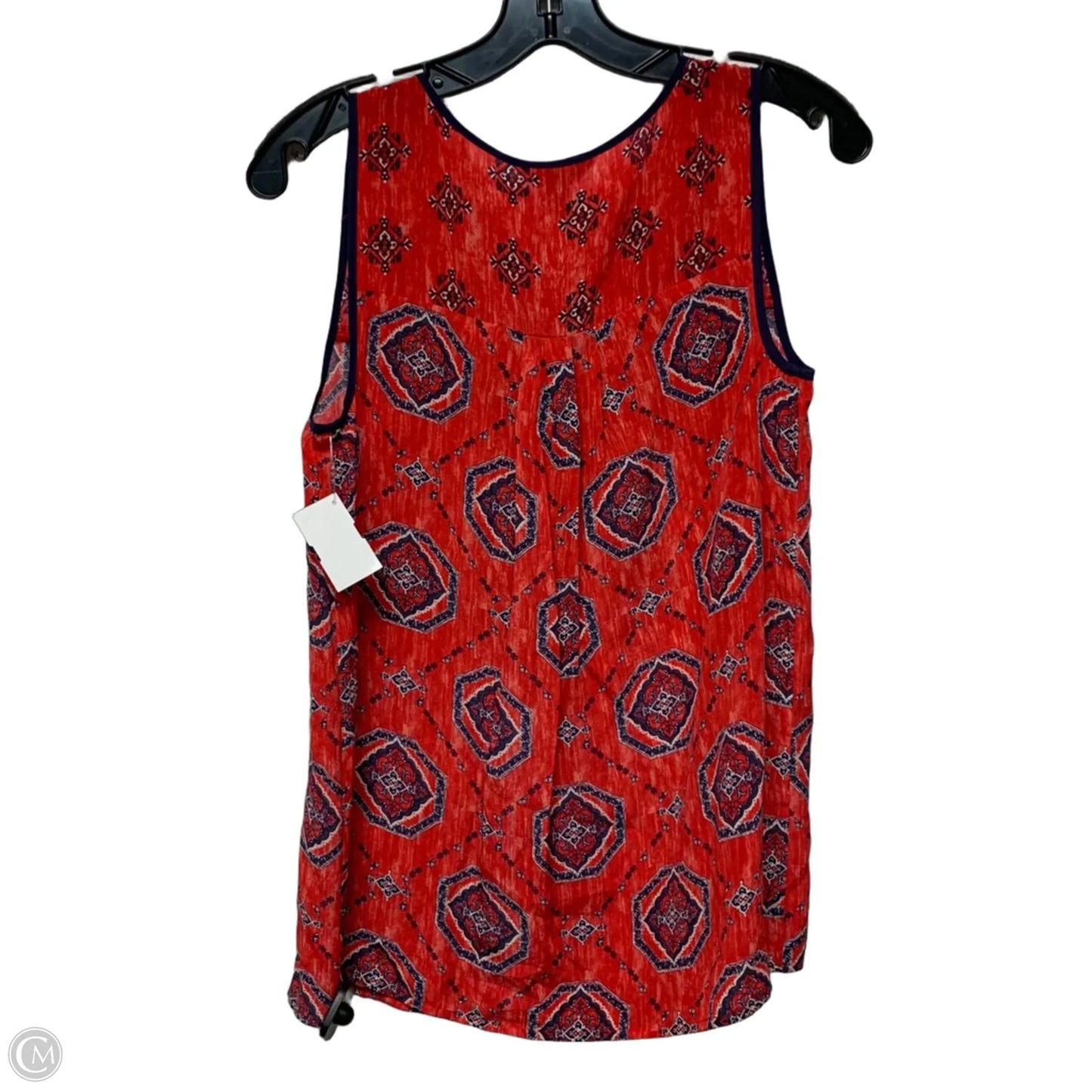 Top Sleeveless By Lucky Brand In Blue & Red, Size: Xs