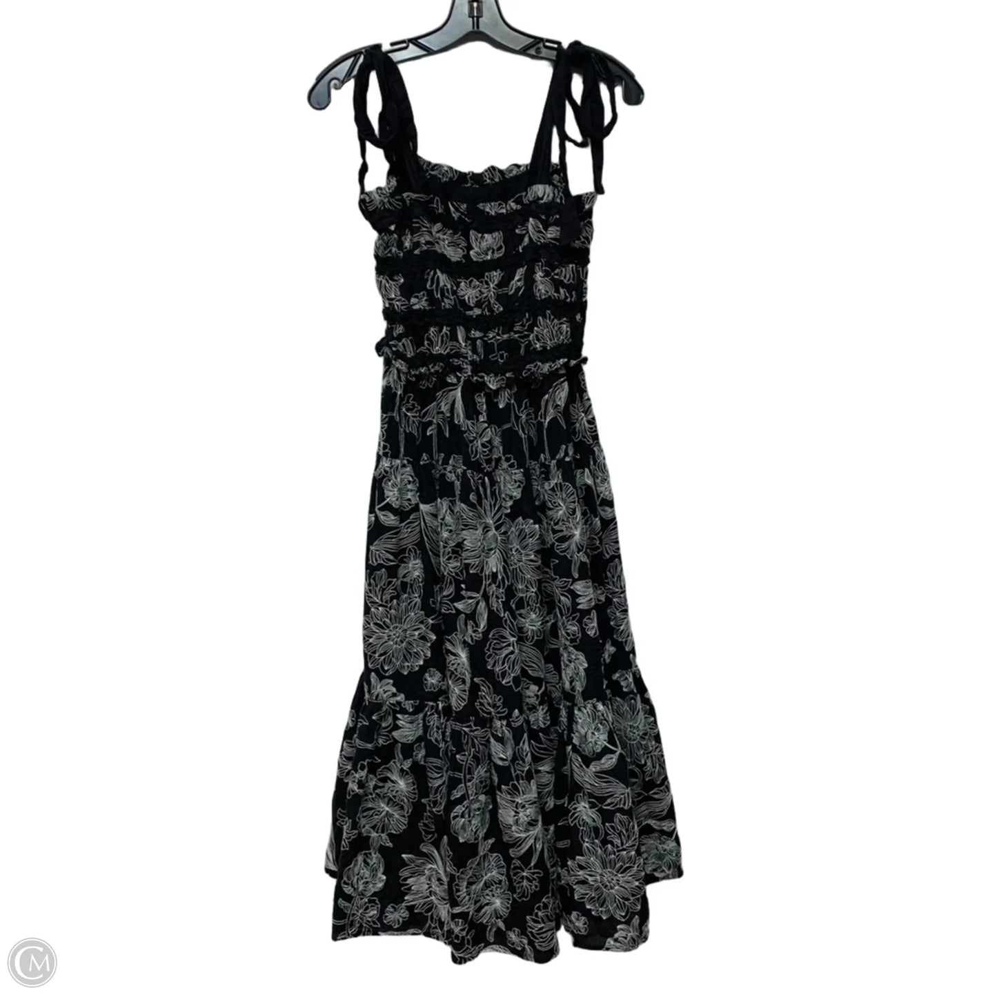 Dress Casual Midi By En Saison In Black & White, Size: S