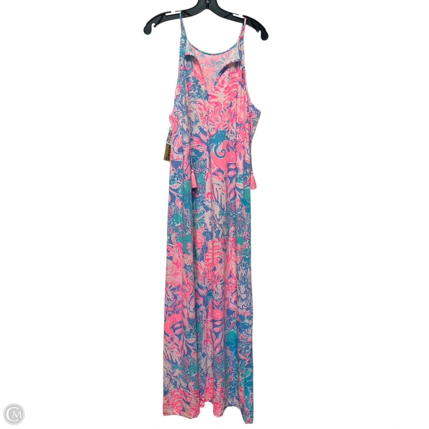 Dress Designer By Lilly Pulitzer In Blue & Pink, Size: Xl